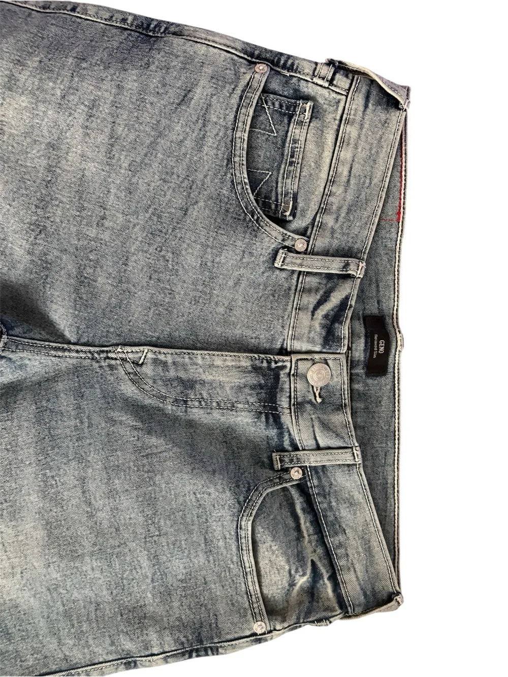 True Religion Men's Light Wash Slim Jeans
